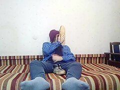 legal-age skater guy jerks off and cums on sneakers.