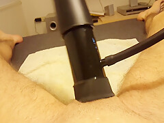 Milking My Cock With A Tremble Milking Machine
