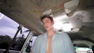 BAITBUS – Straight Dude Sage Roux Finds The Courage To Fuck Aaron Perez When He Gets Offered Money