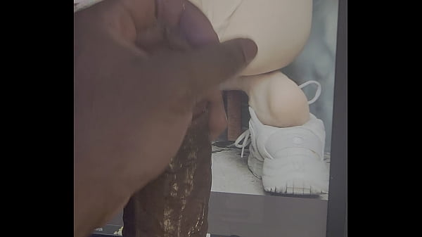 Black cum tribute masturbation clip