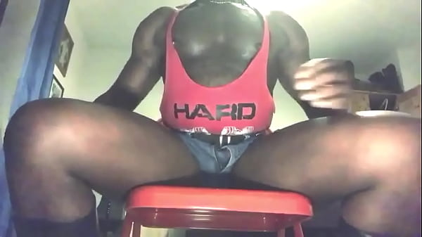 Black Mature Muscle Denim Cutoffs Bate