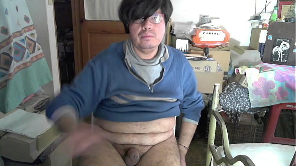 Emo bear with small penis cumming