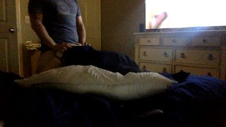 Horny Married Guy Cums and Goes Before Work. Morning HOT FUCK