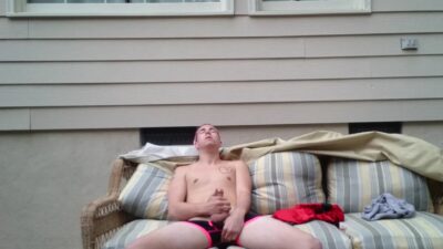 Amateur Cole Stroking In The Sunlight