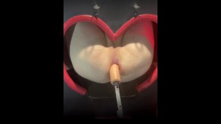 Lover of deep prostate massage in GloryHole is our guest again. This time we pumped his ass well!