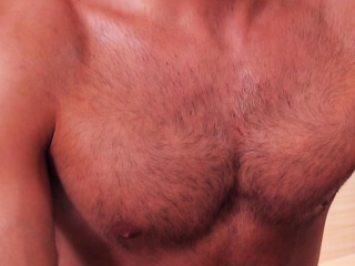 With oil dripping down his hole, stud Casey recieves a